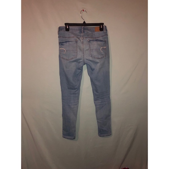 American Eagle Faded Denim Short Jeggings - Picture 2 of 4